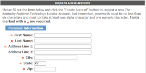 AT Locator Registration Form